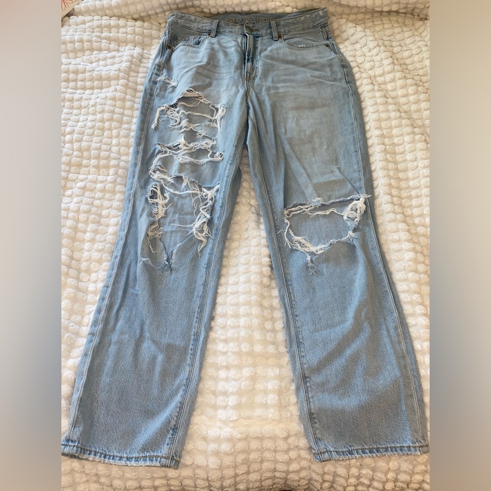 AE Ripped Mom Jeans - Picture 2 of 6